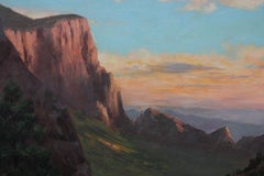 Untitled Naturalistic Desert Landscape Painting