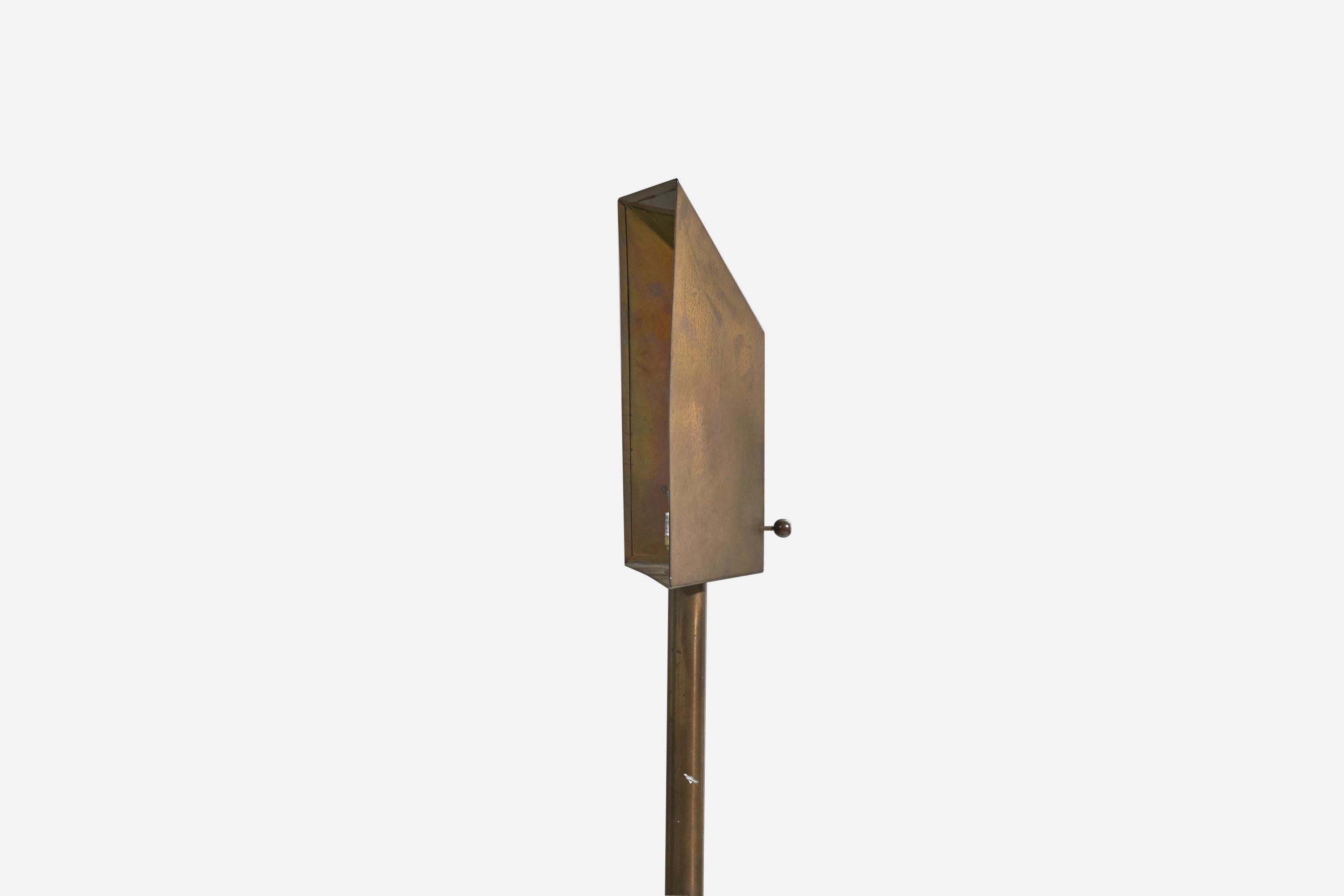American Hart Associates, Floor Lamp, Brass, United States, 1960s For Sale