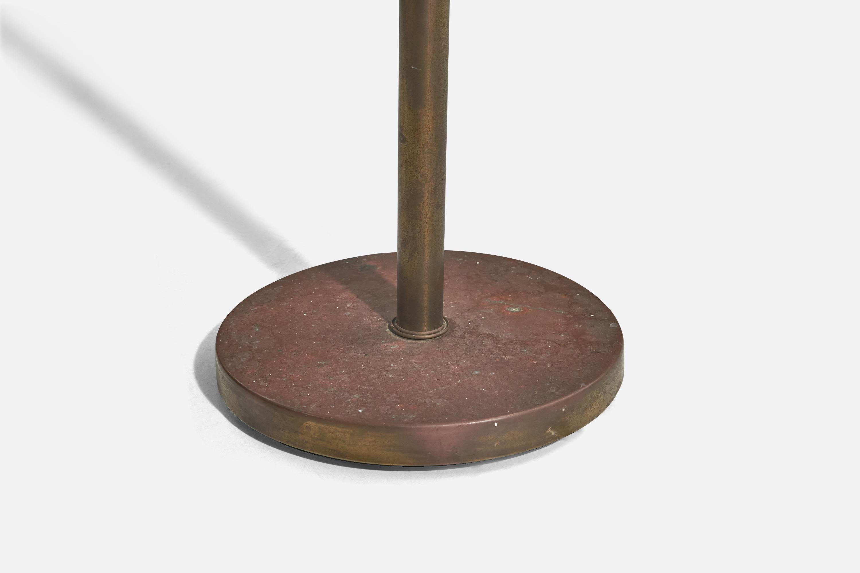 Mid-20th Century Hart Associates, Floor Lamp, Brass, United States, 1960s For Sale