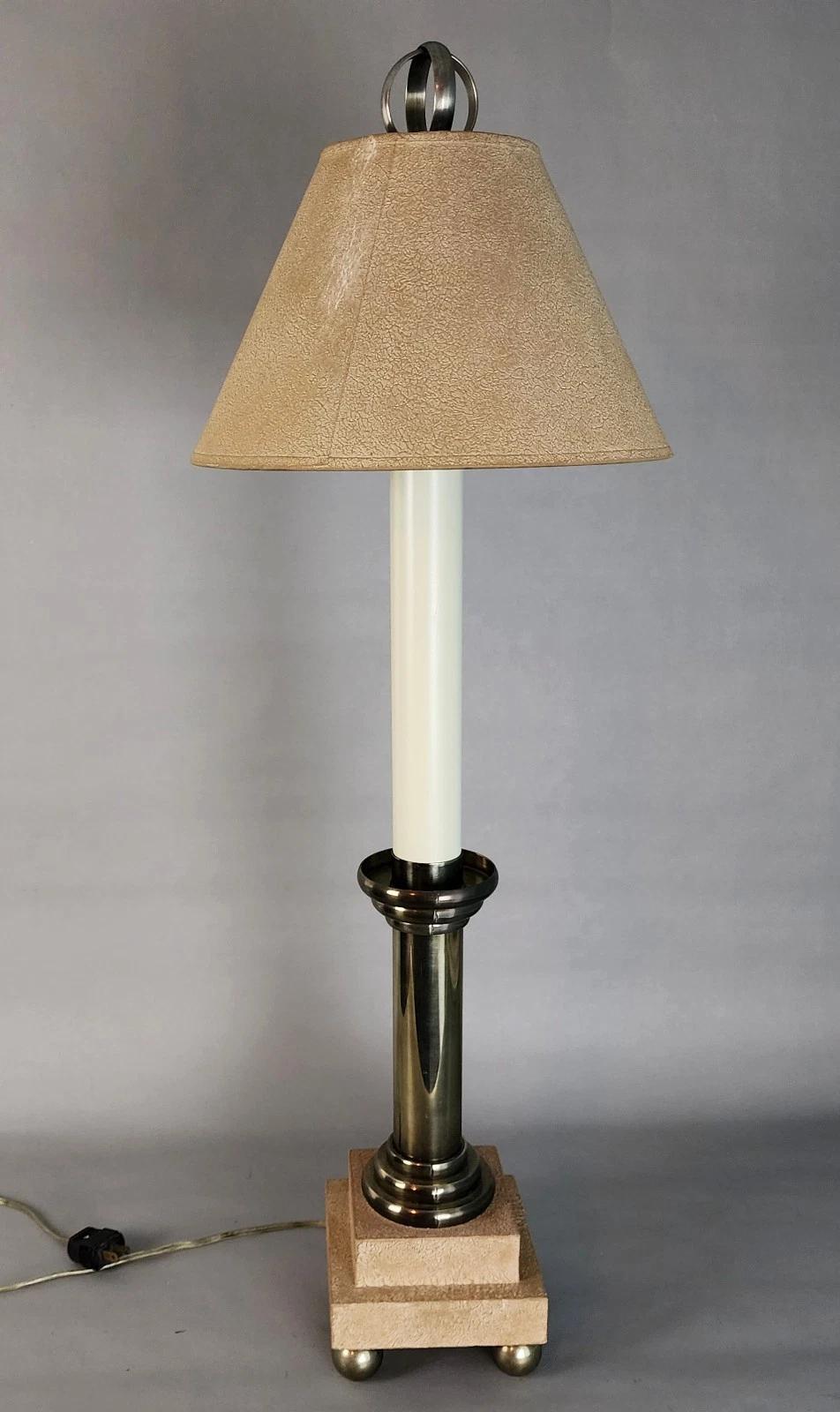 Metal Hart Associates Table Lamp Vintage For Sale