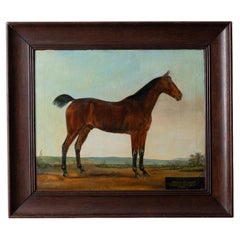 Pintura de retrato a caballo de Hart of Oak Oak, c.1870