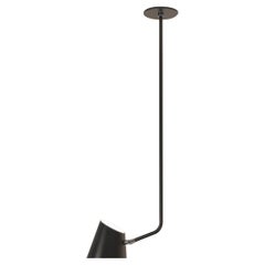 Hartau Simple Matte Black Single Pendant with Shades by Studio d'Armes