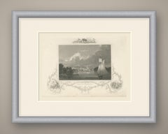 Hartford, Connecticut, River View Drawn by Thomas Cole, circa 1850