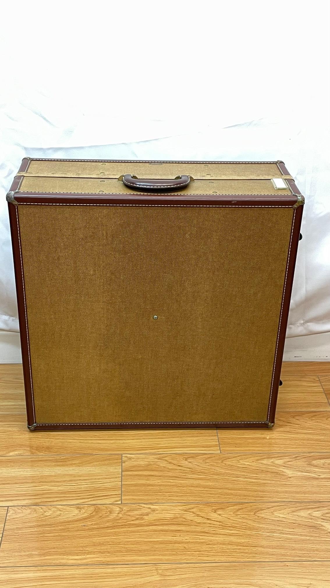 Hartman Leather Suitcase Circa 1940's For Sale 2