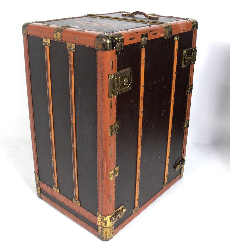 Hartmann 1930s Wardrobe Steamer Trunk at 1stDibs hartmann steamer