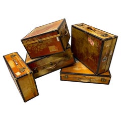 Hartmann Leather Luggage Set