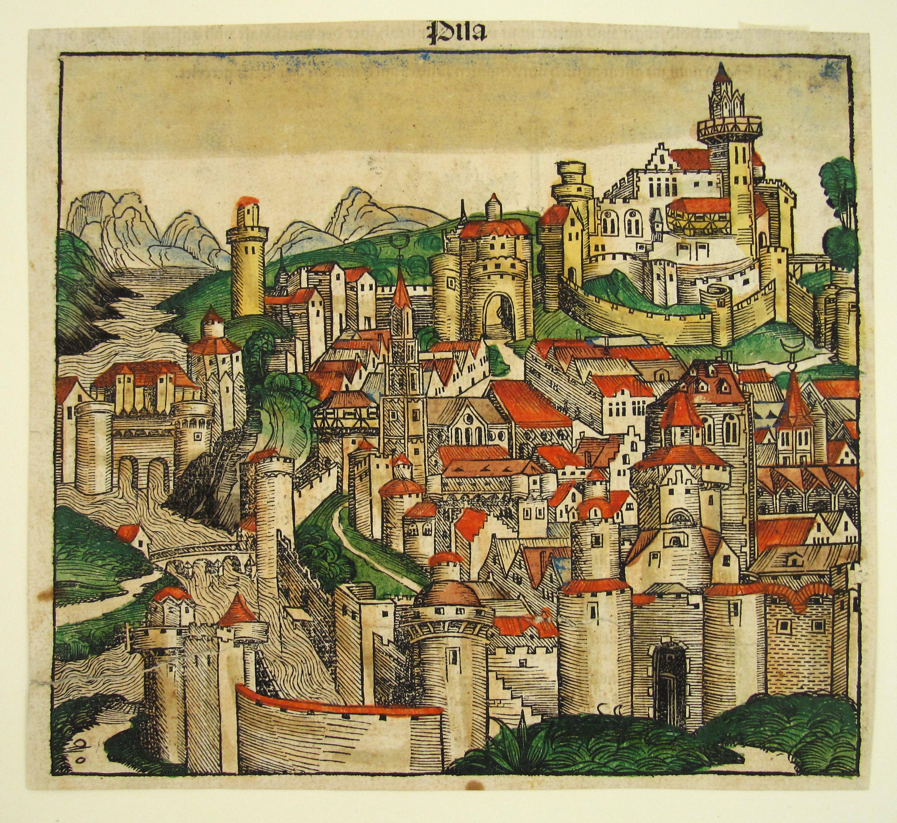 Collection of Ten Medieval Woodblock Prints from the 'Nuremberg Chronicle' 4