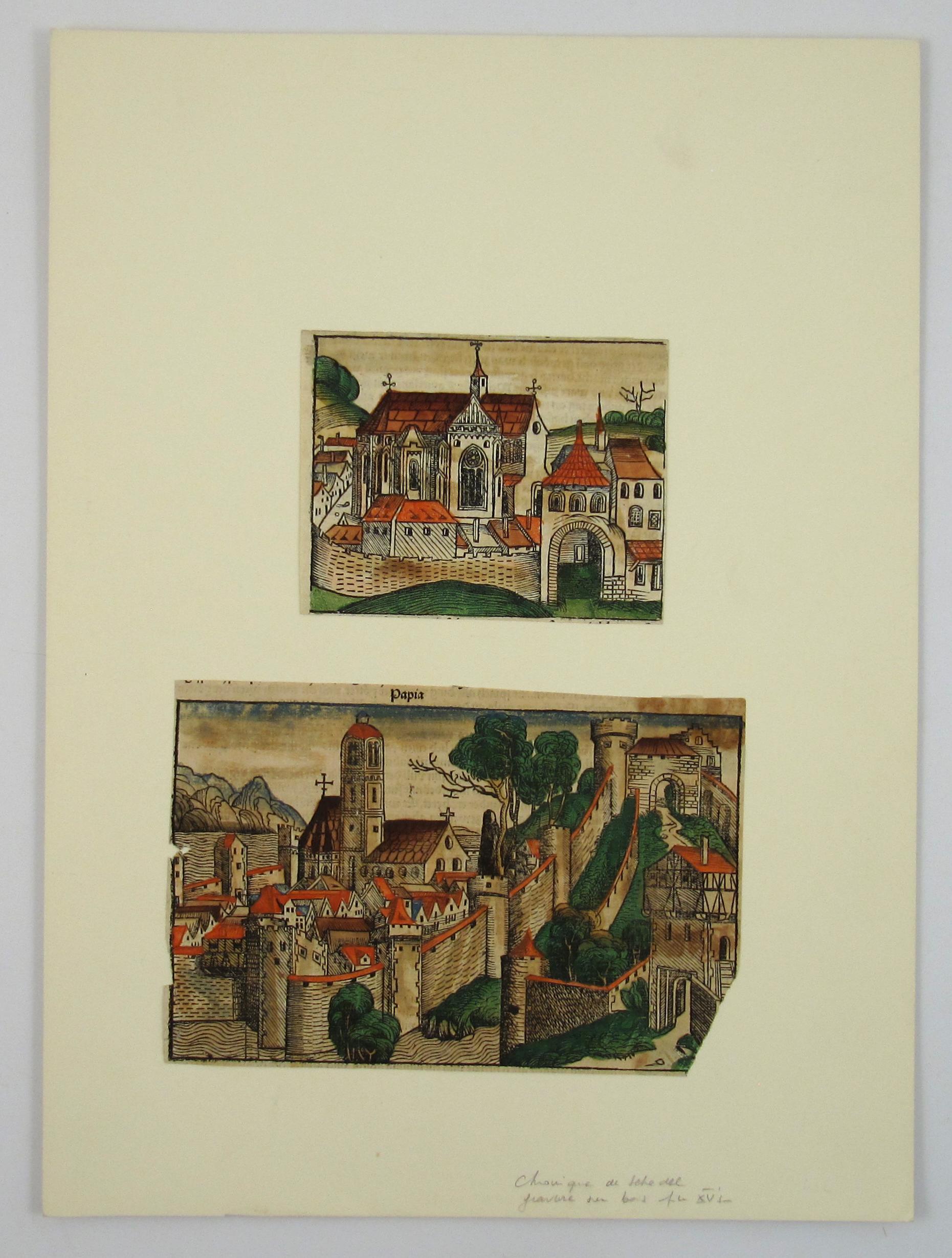 Collection of Ten Medieval Woodblock Prints from the 'Nuremberg Chronicle'  8