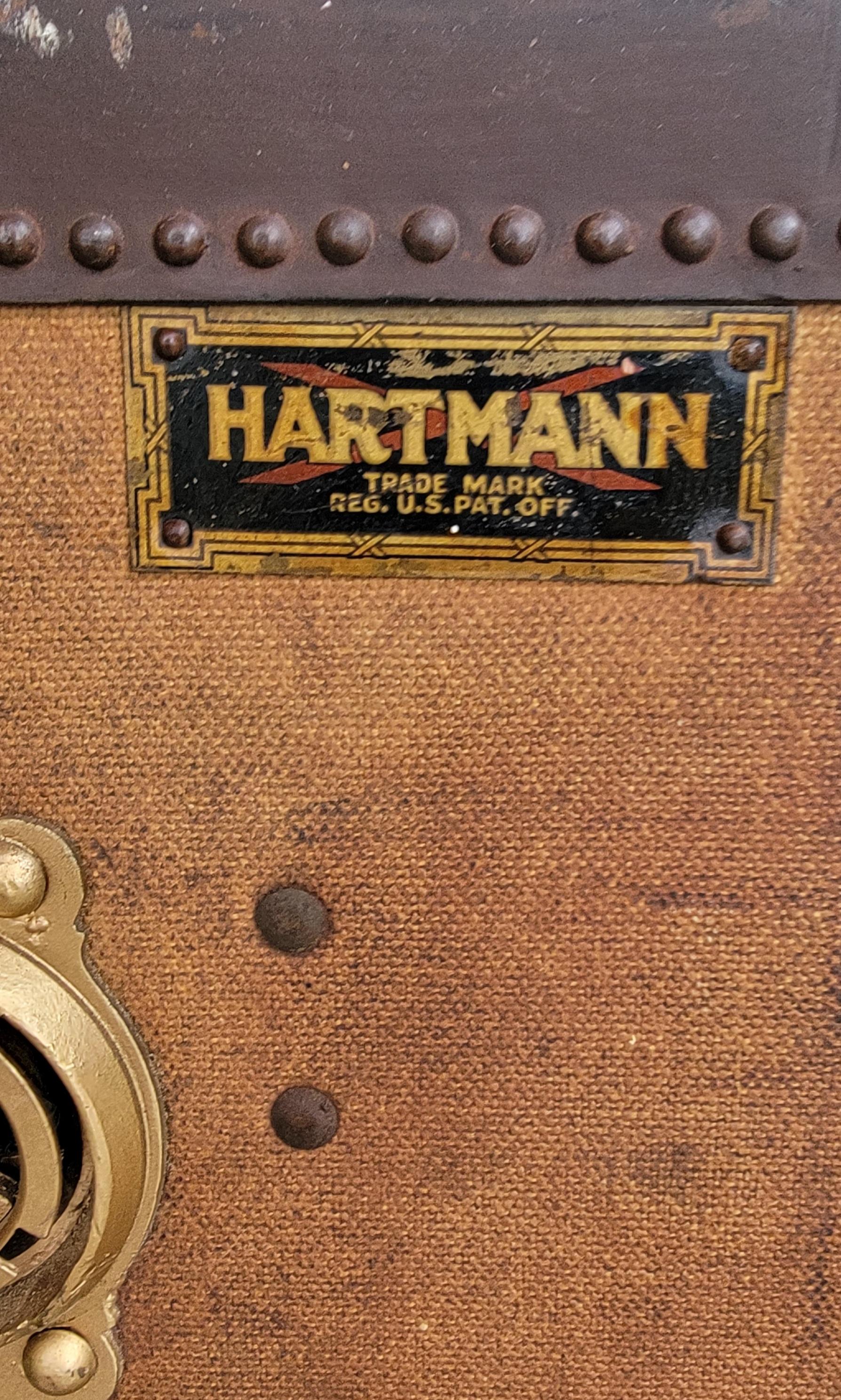 American Hartmann Wardrobe Steamer / Cabin Trunk