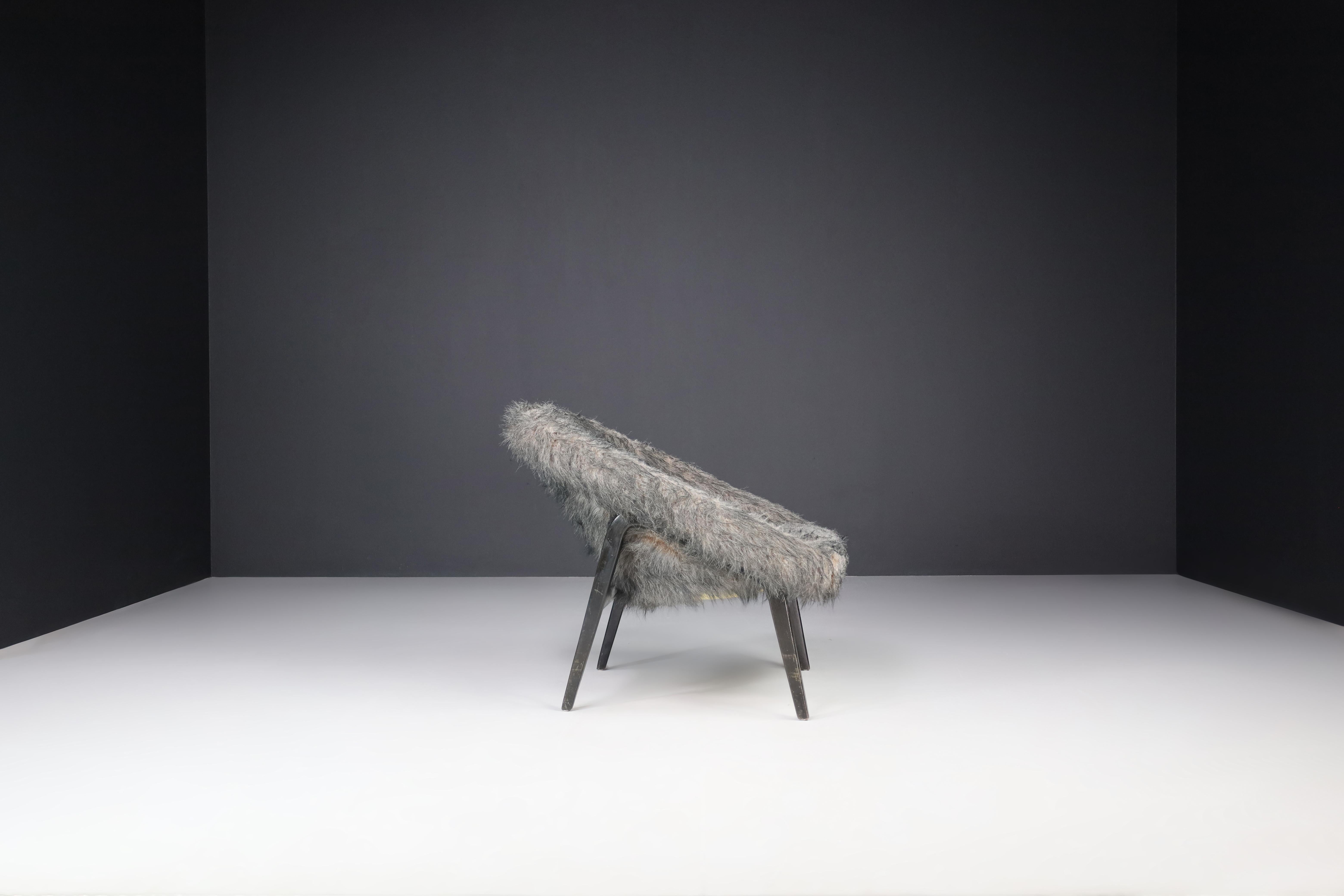 Dutch Hartmut Lohmeyer for Artifort Easy Chair, Netherlands, 1957 For Sale