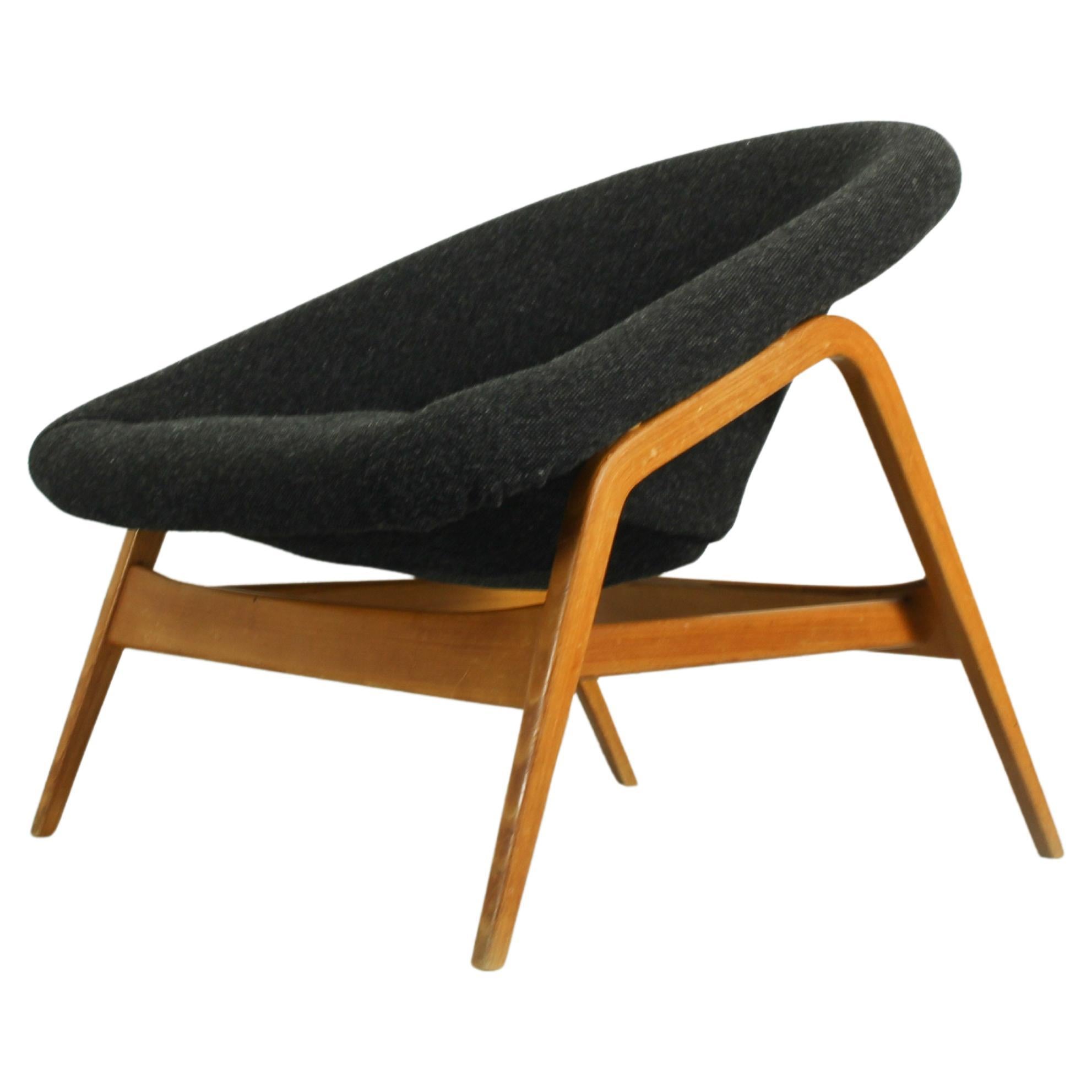 Hartmut Lohmeyer for Artifort lounge chair Model 118 'Columbus', 1955 For Sale