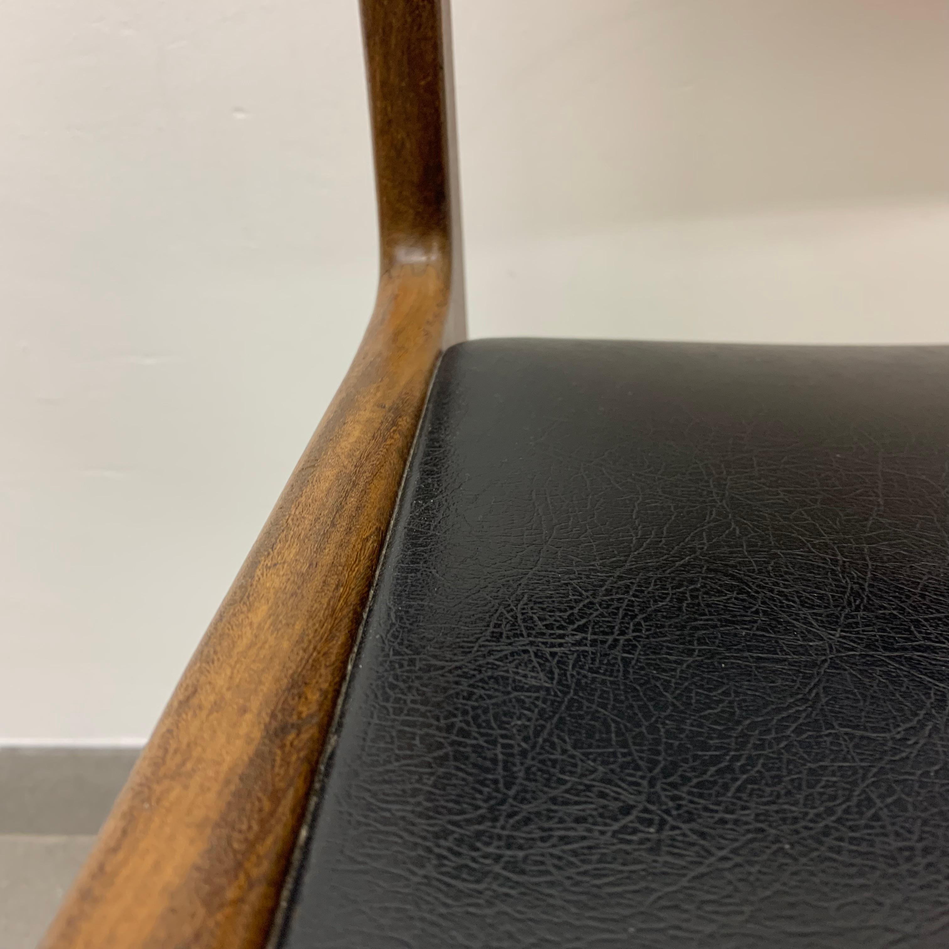 Hartmut Lohmeyer for Wilkhahn 1950’s dining chair teak wood design For Sale 5
