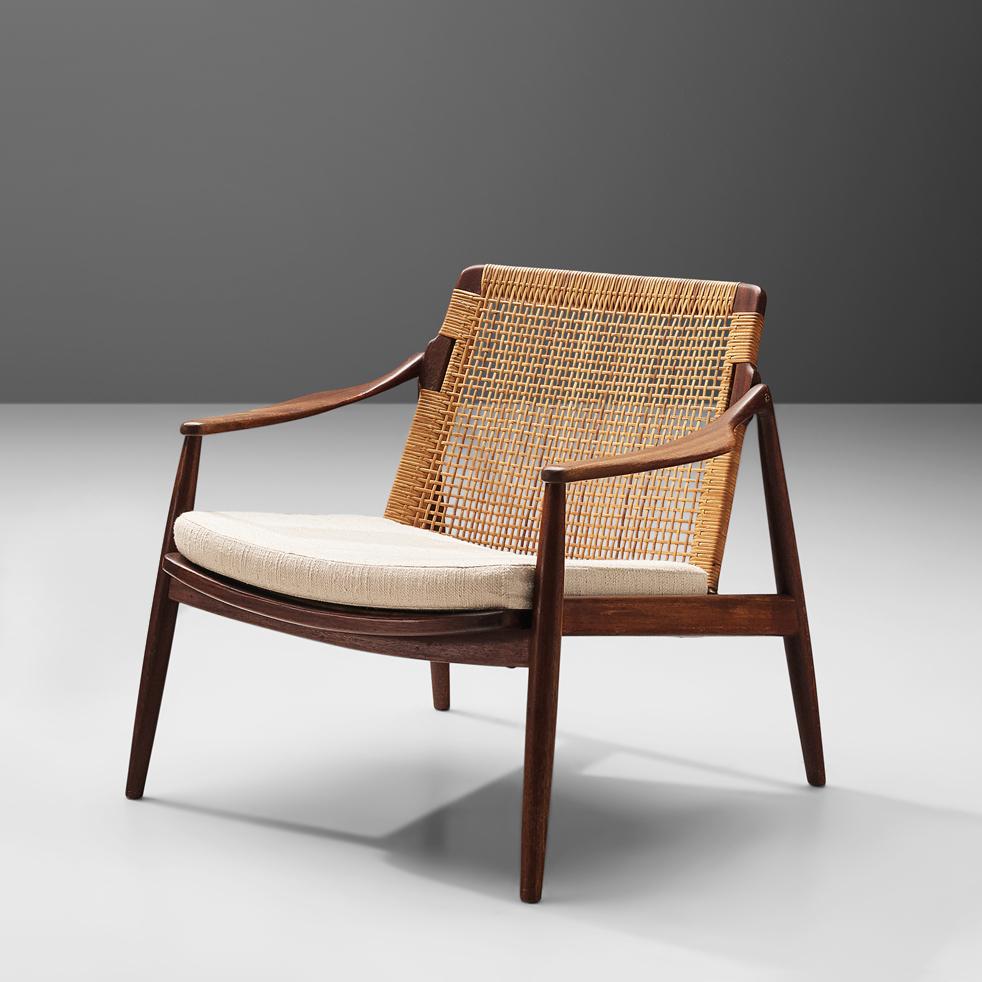 German Hartmut Lohmeyer for Wilkhahn Lounge Chair in Teak