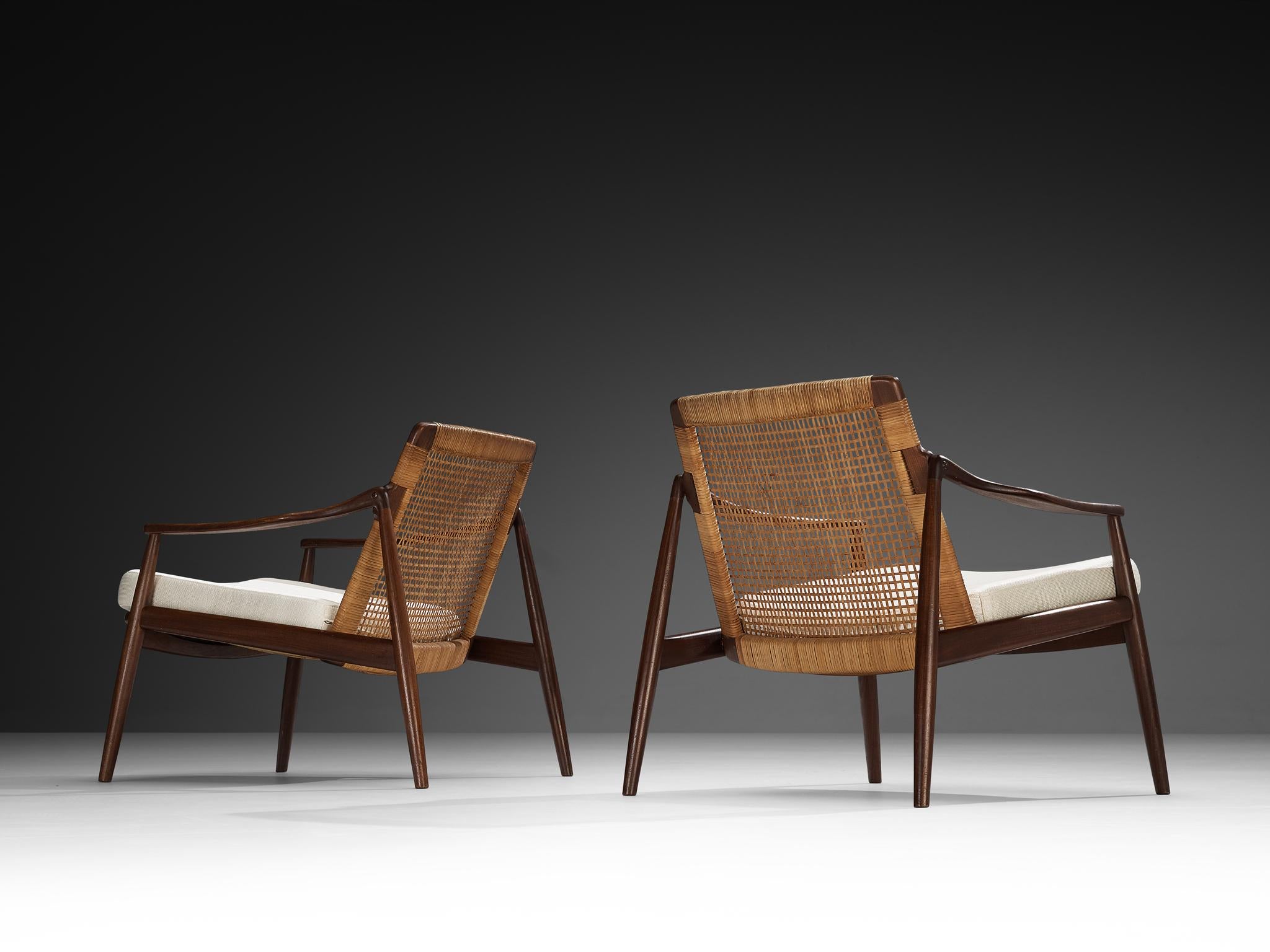 German Hartmut Lohmeyer for Wilkhahn Lounge Chairs For Sale
