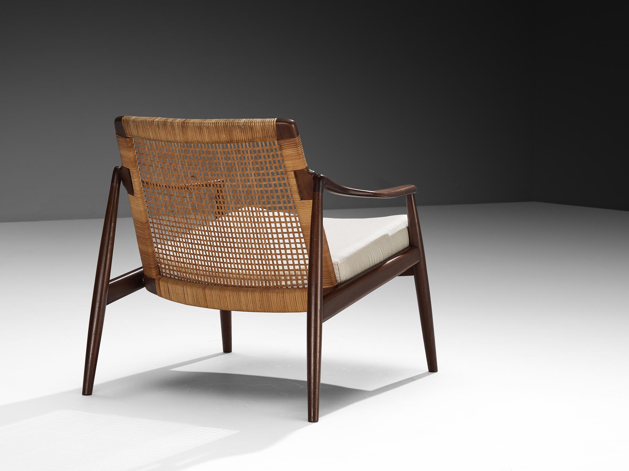 Fabric Hartmut Lohmeyer for Wilkhahn Lounge Chairs For Sale