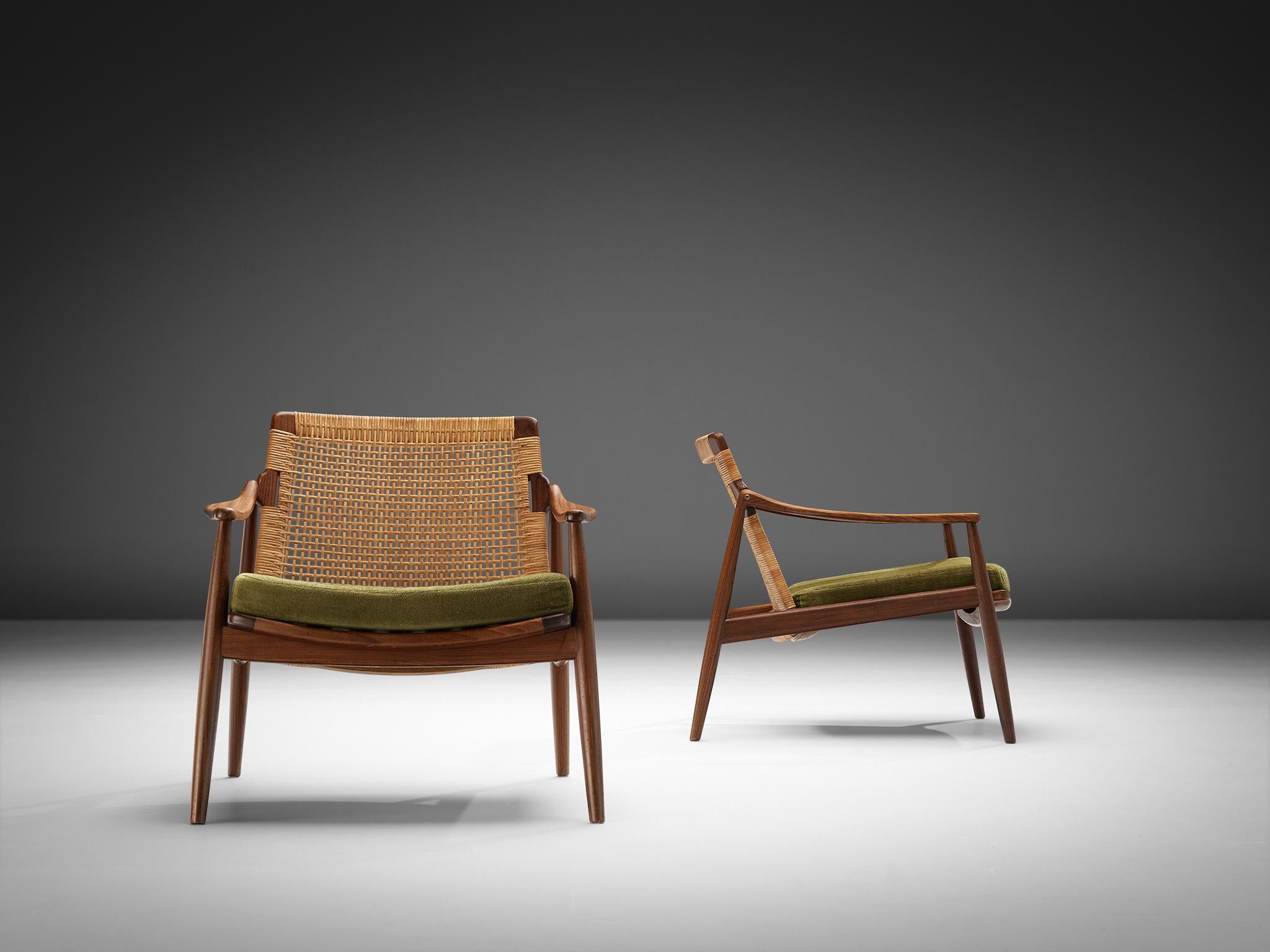 Mid-20th Century Hartmut Lohmeyer for Wilkhahn Pair of Lounge Chairs