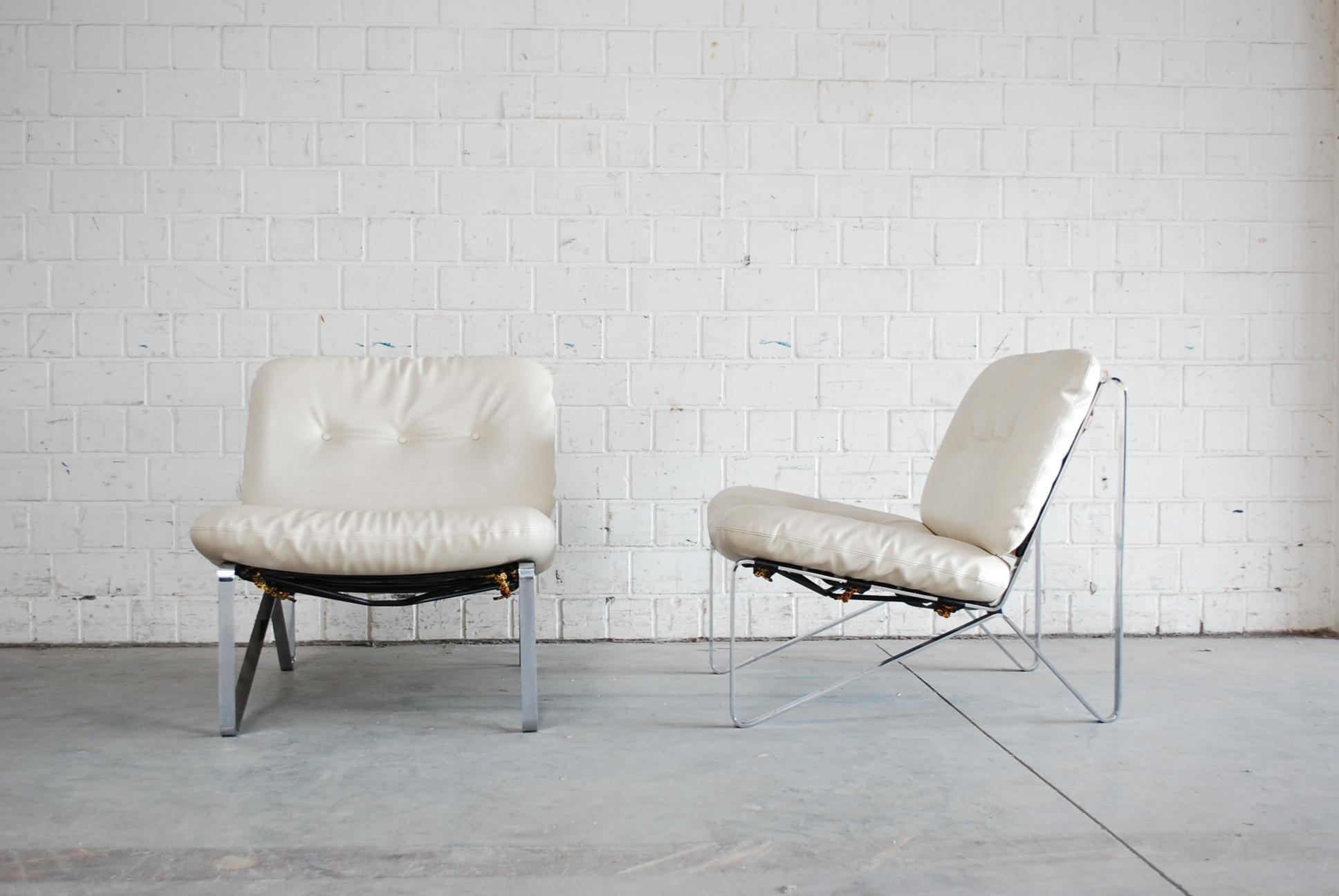 Mid-Century Modern Hartmut Lohmeyer Pair of Lounge Chairs for Mauser Werke Waldeck, 1960