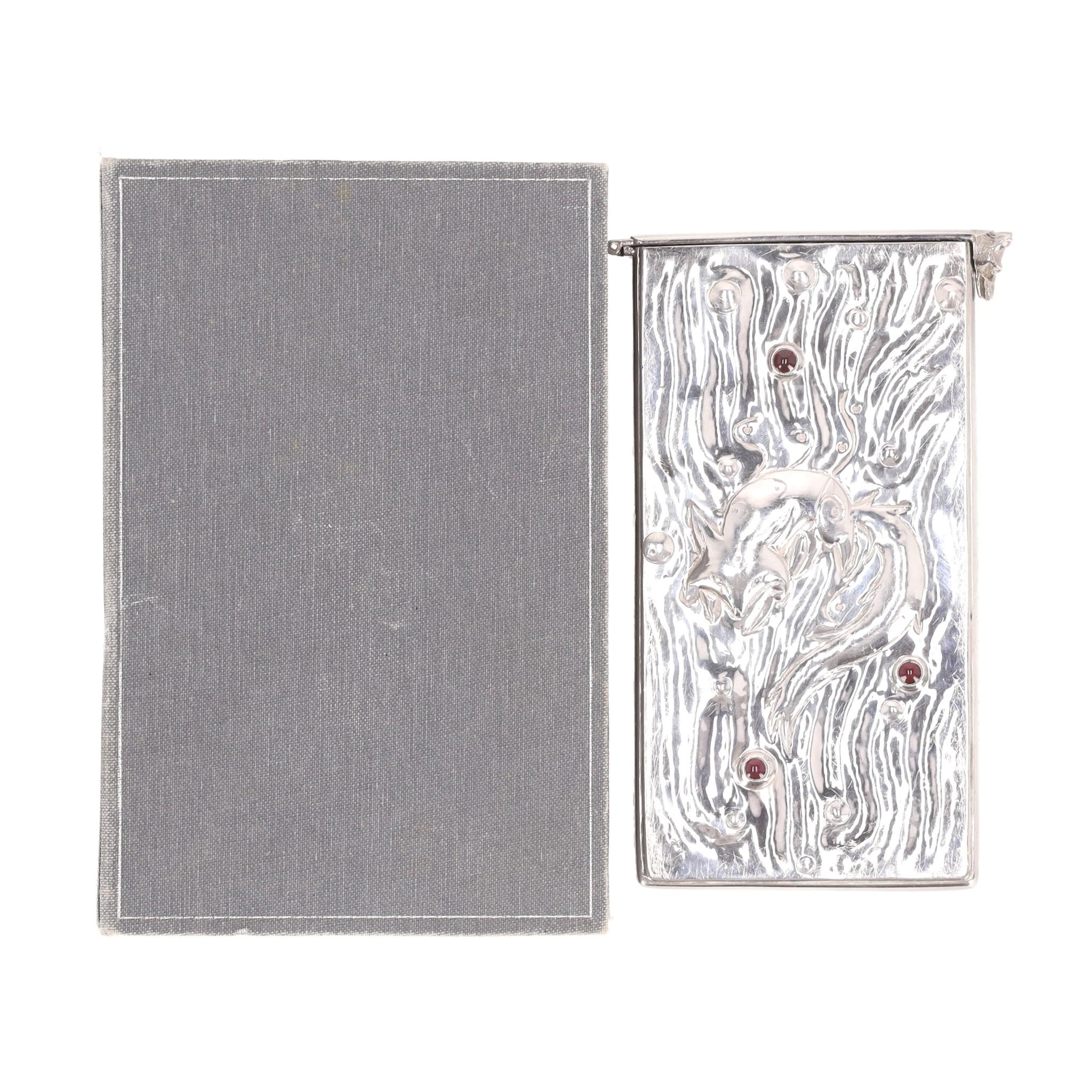 Harts & Osborne Ltd Edition Solid Silver With Diamonds & Rubies Case For Sale 2