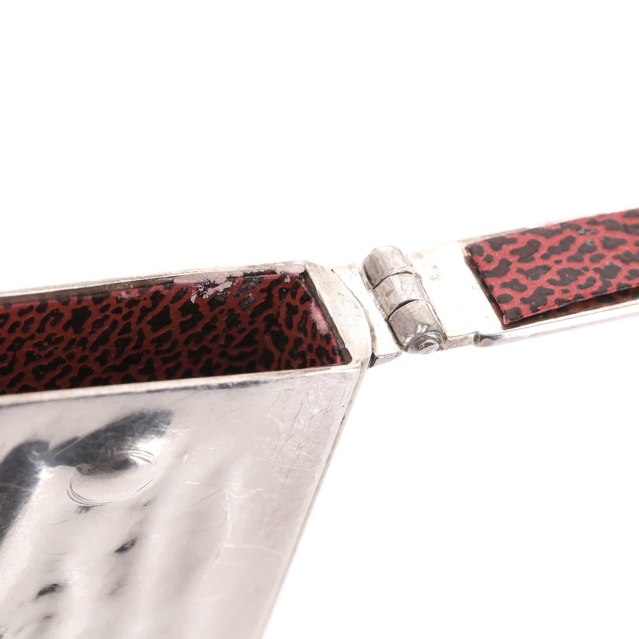 Harts & Osborne Ltd Edition Solid Silver With Diamonds & Rubies Case For Sale 4