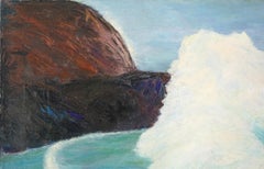 Paysage marin de la baie de San Francisco (milieu du siècle)