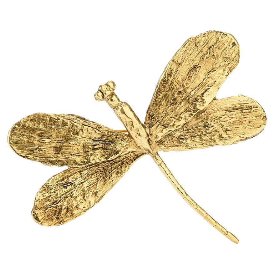 Pave Dragonfly Brooch