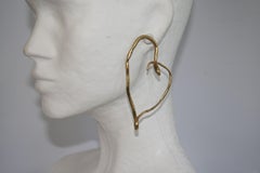 Harumi Klossowska de Rola for Goossens Paris Heart Snake Earrings