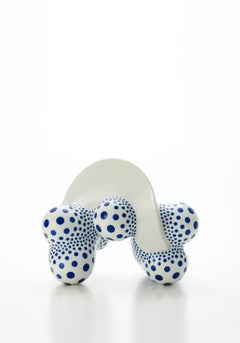 "Formes proliférantes 2019", contemporain, abstrait, céramique, sculpture en porcelaine.
