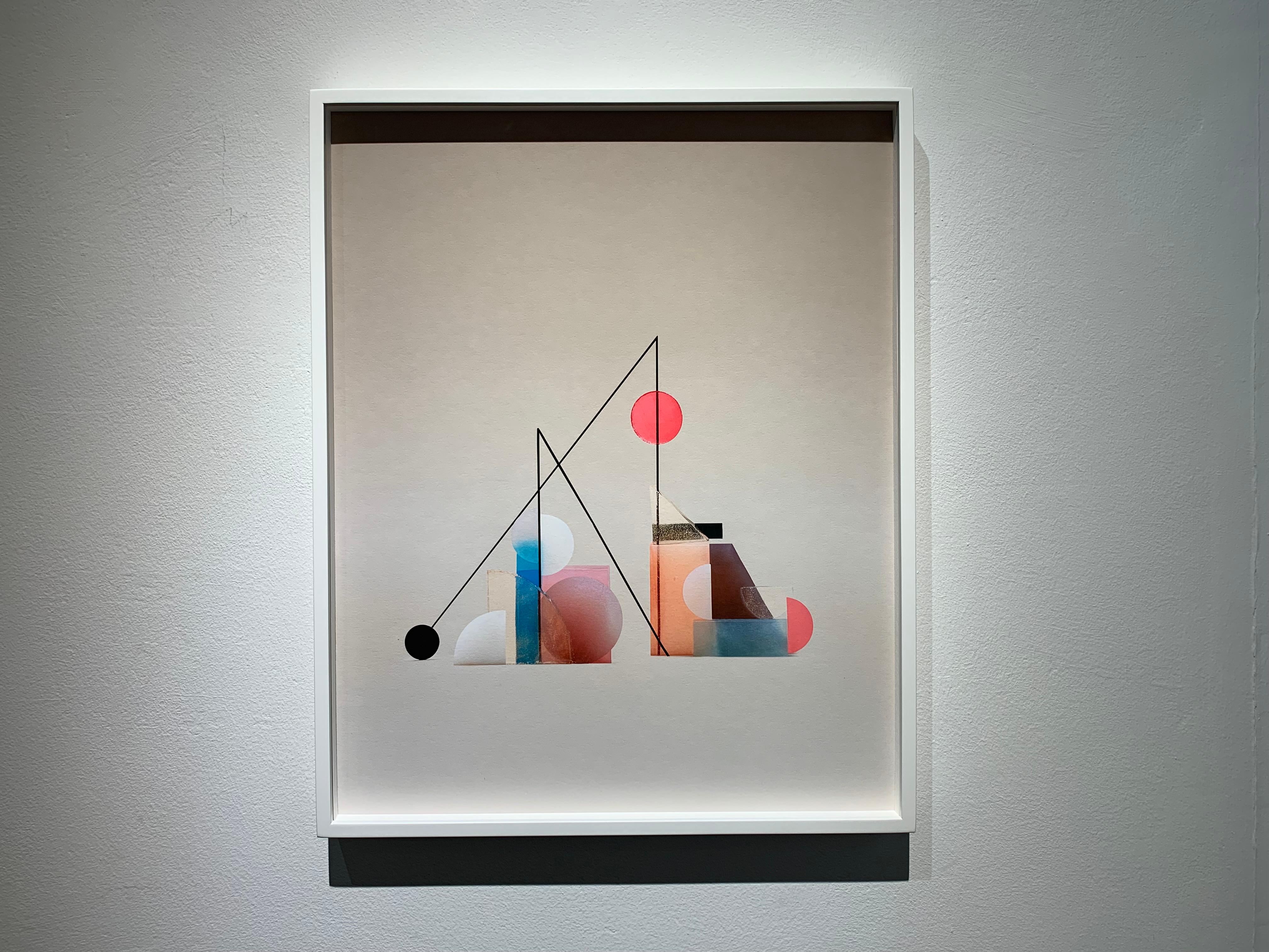 Constellation Suite no.6, Fine Art Print of Geometrical colourful sculpture - Photograph by Haruna Ogata & Jean-Etienne Portail