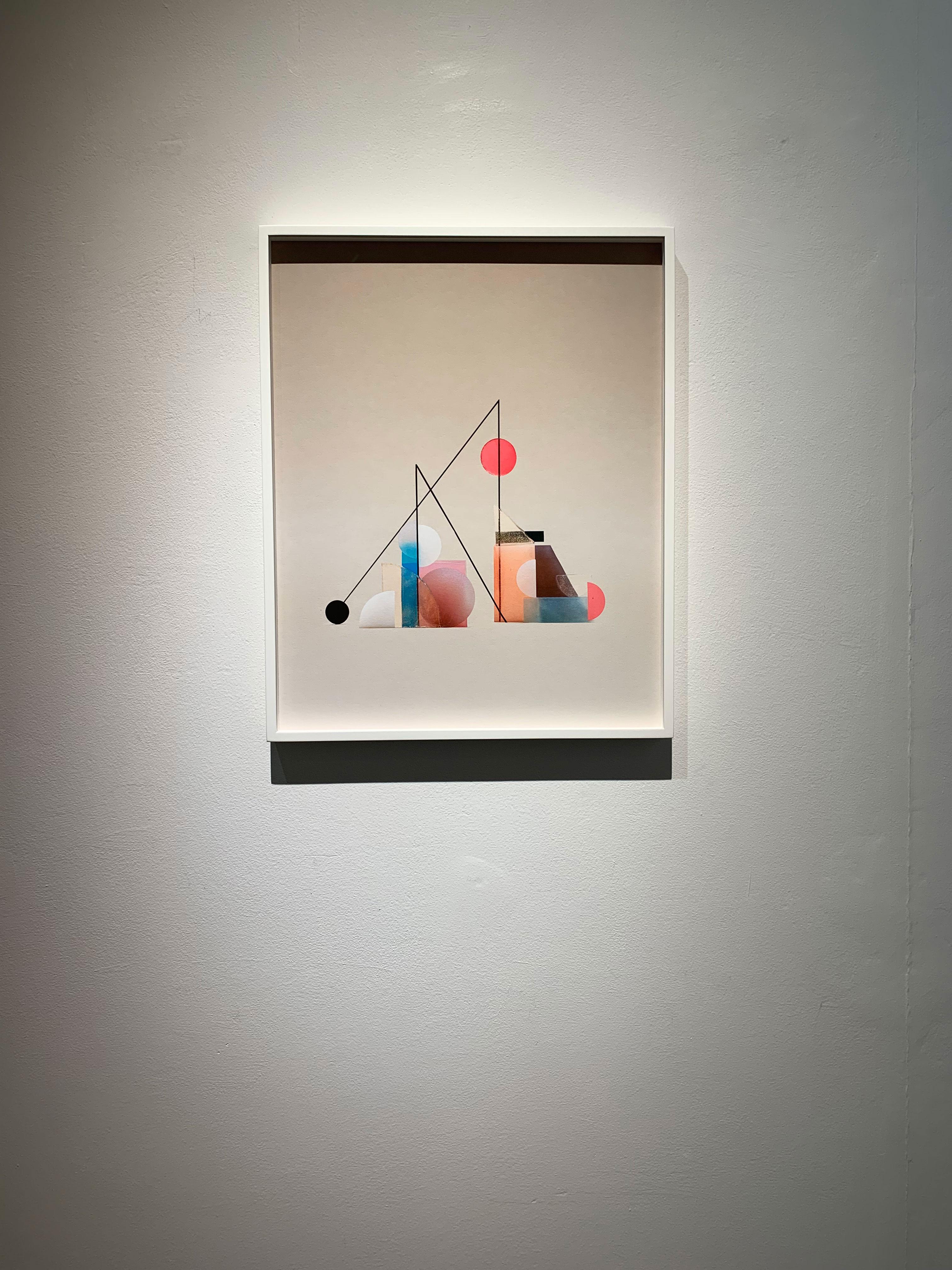 Constellation Suite no.6, Fine Art Print of Geometrical colourful sculpture For Sale 1