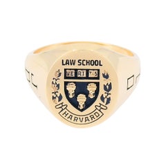 Harvard Law 14k Gold Signet Ring