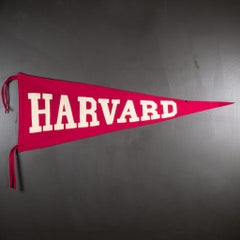 Harvard University Pennant Banner, circa.1920-1940