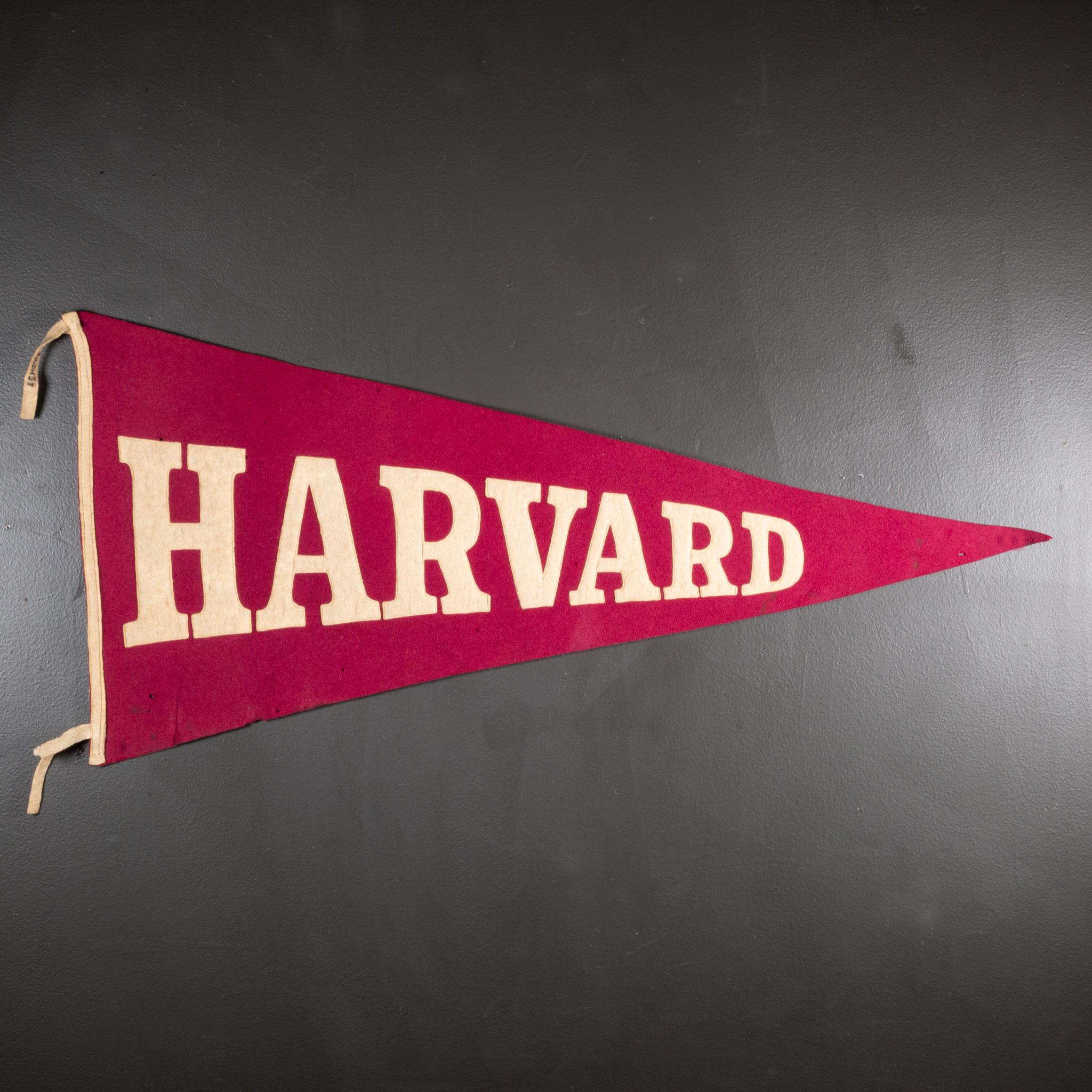 Harvard University Pennant-Brand, ca. 1920-1940 (Industriell) im Angebot