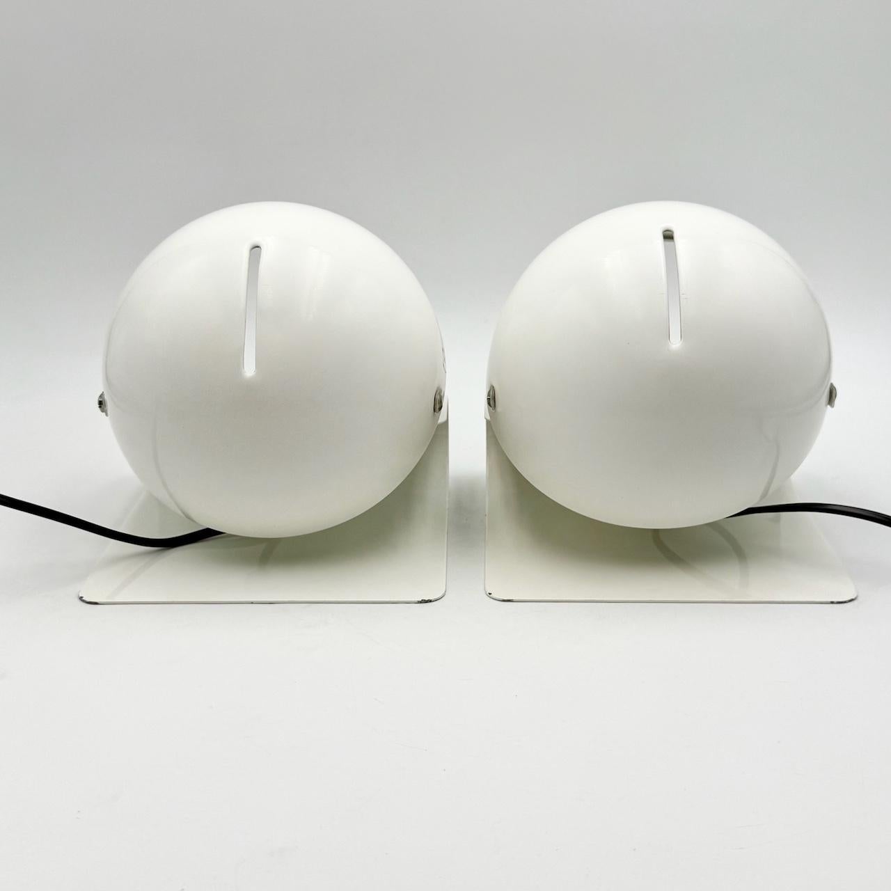 Harveiluce Guzzini 'Bugia' 1970s Table Lamp by Giuseppe Cormio, Set of 2 In Good Condition For Sale In San Benedetto Del Tronto, IT