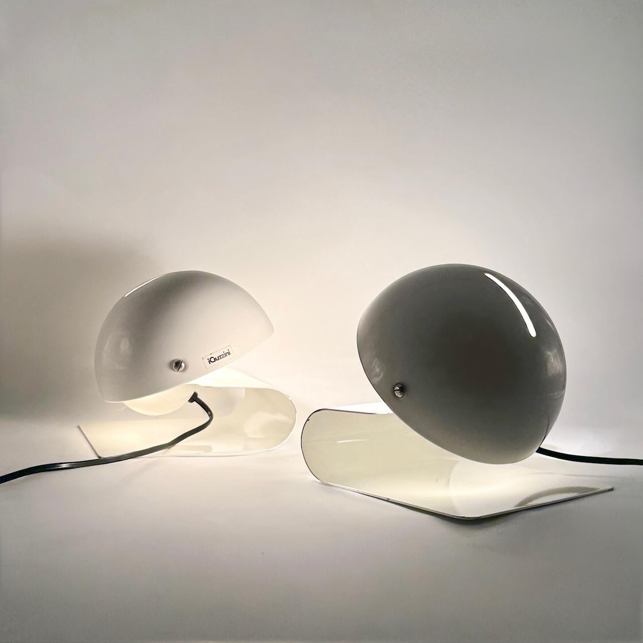 Harveiluce Guzzini 'Bugia' 1970s Table Lamp by Giuseppe Cormio, Set of 2 For Sale 2