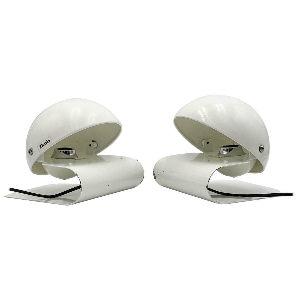 Harveiluce Guzzini 'Bugia' 1970s Table Lamp by Giuseppe Cormio, Set of 2