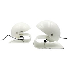Harveiluce Guzzini 'Bugia' 1970s Table Lamp by Giuseppe Cormio, Set of 2