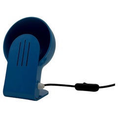 Harveiluce 'Panda' Desk Lamp in Blue by Ambrogio Pozzi, 1970s