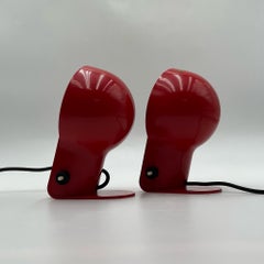 Harveiluce Panda Table Lamps Ambrogio Pozzi, 1970s