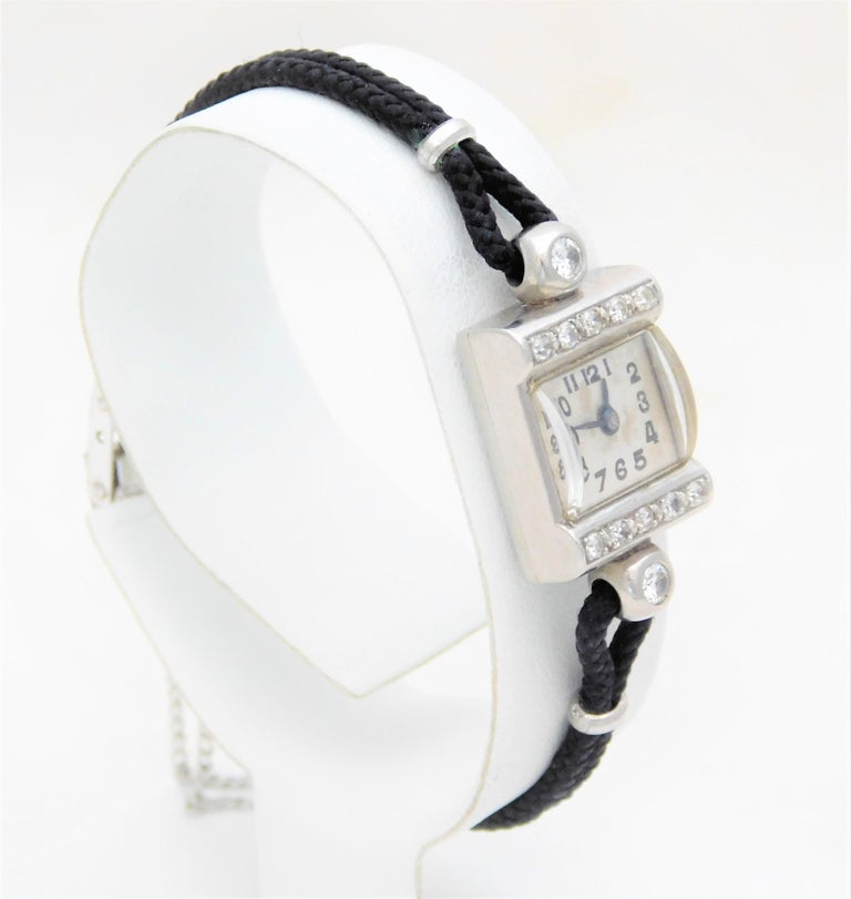 Harvel Ladies Palladium Diamond Art Deco Manual Wristwatch, circa 1930 ...