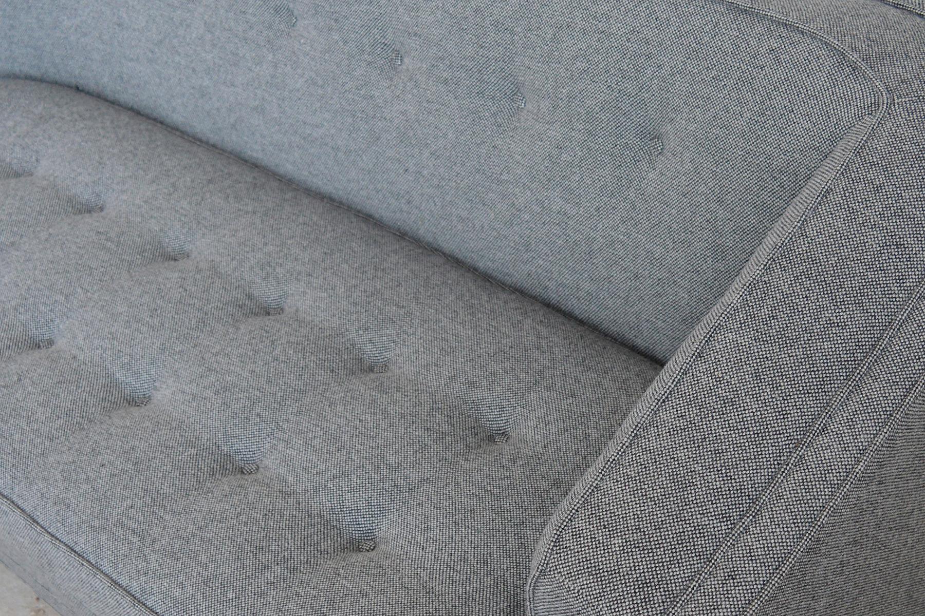 Mid-Century Modern Harvery Probber Large Angled One-Arm Sofa