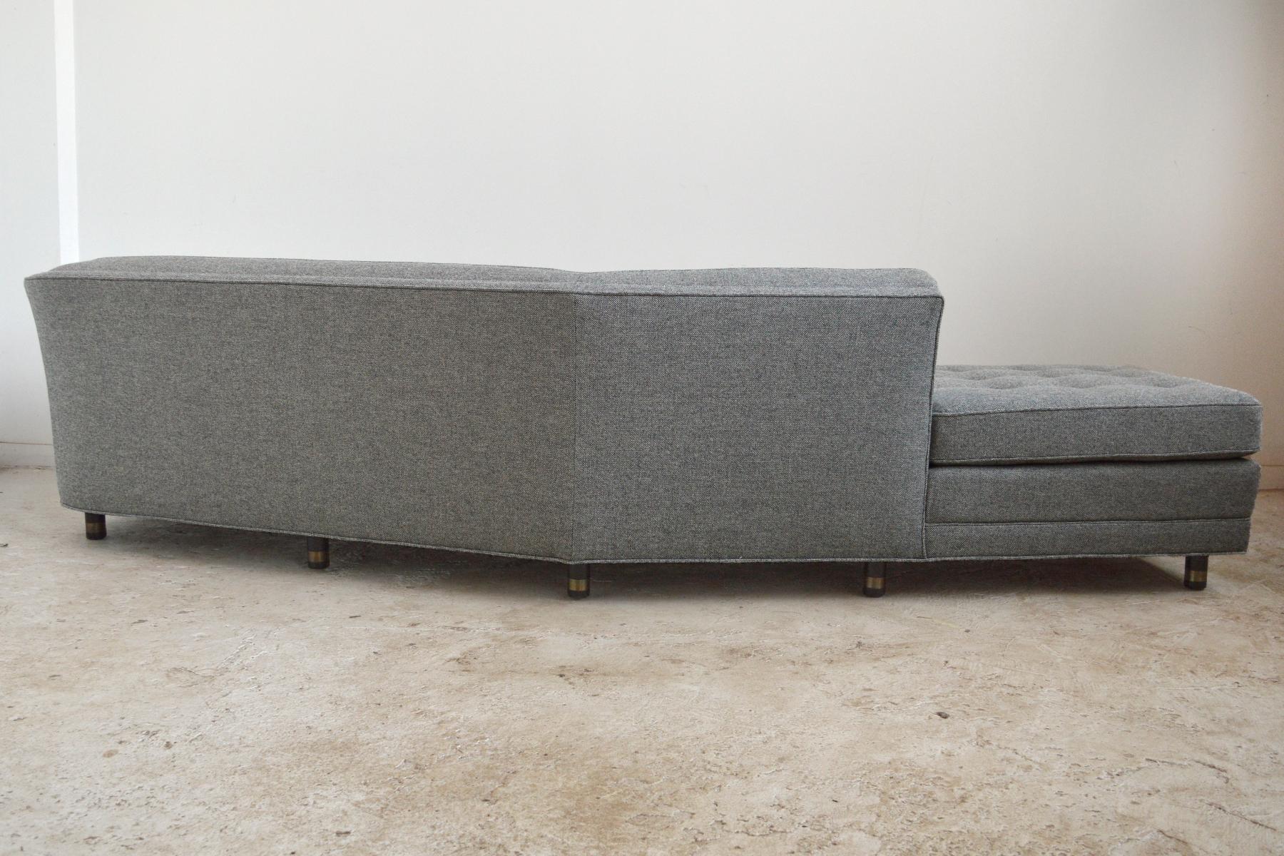 Upholstery Harvery Probber Large Angled One-Arm Sofa