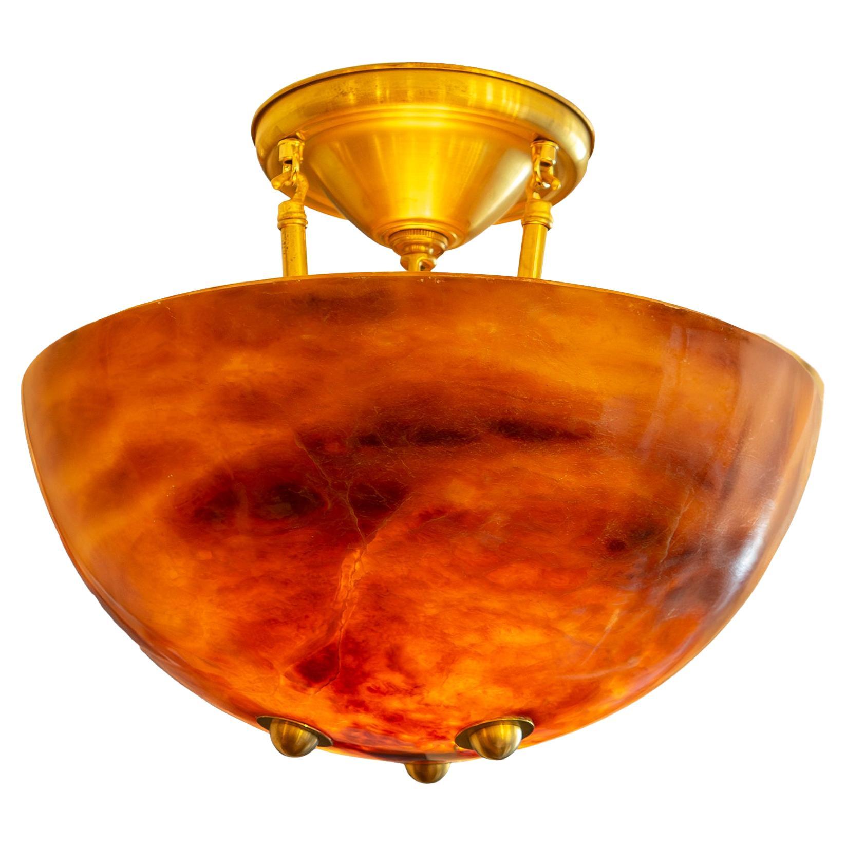 Harvest Moon Alabaster Fixture