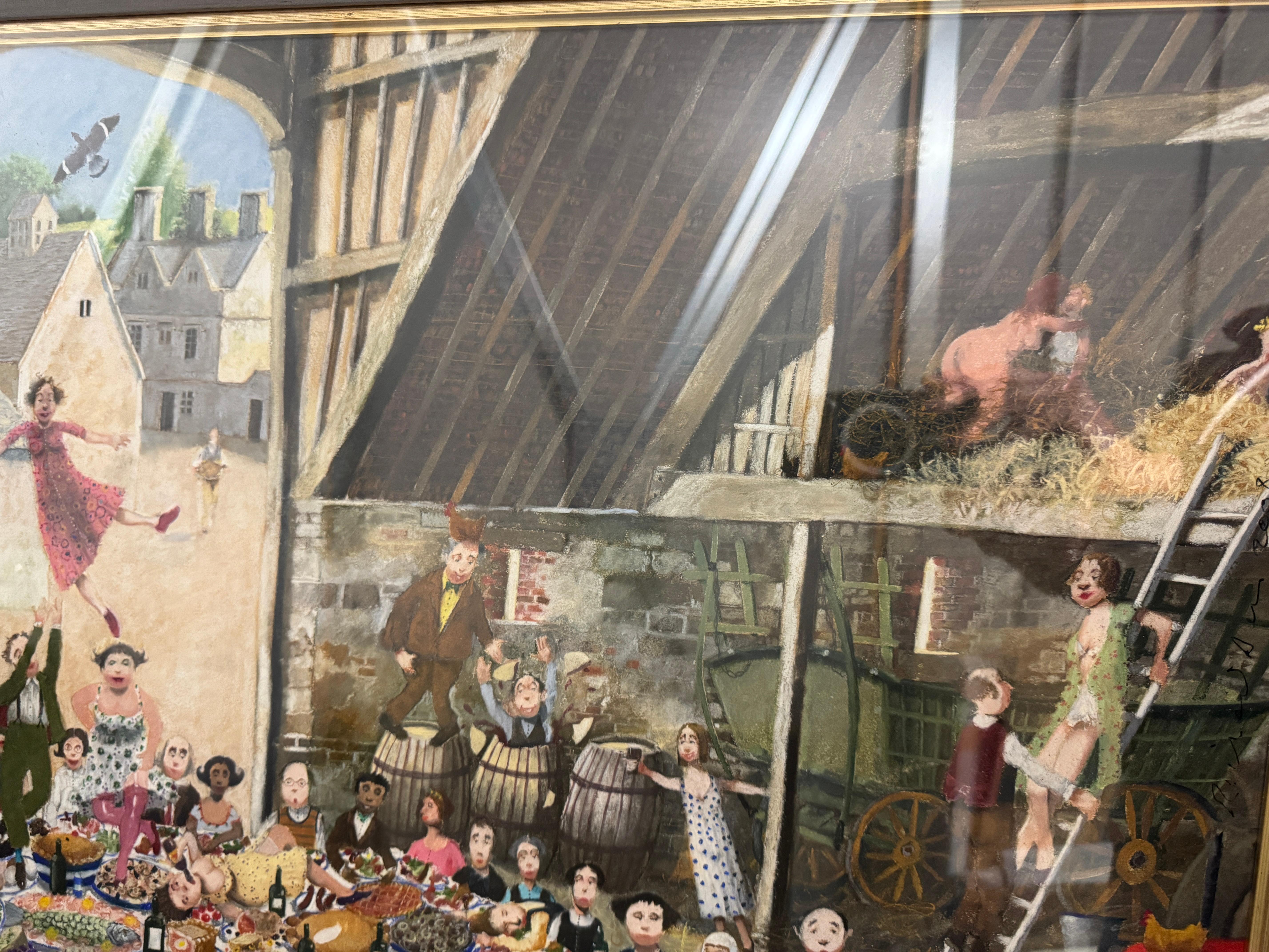 HARVEST SUPPER von Richard Adams (geb. 1960) (Britisch) im Angebot