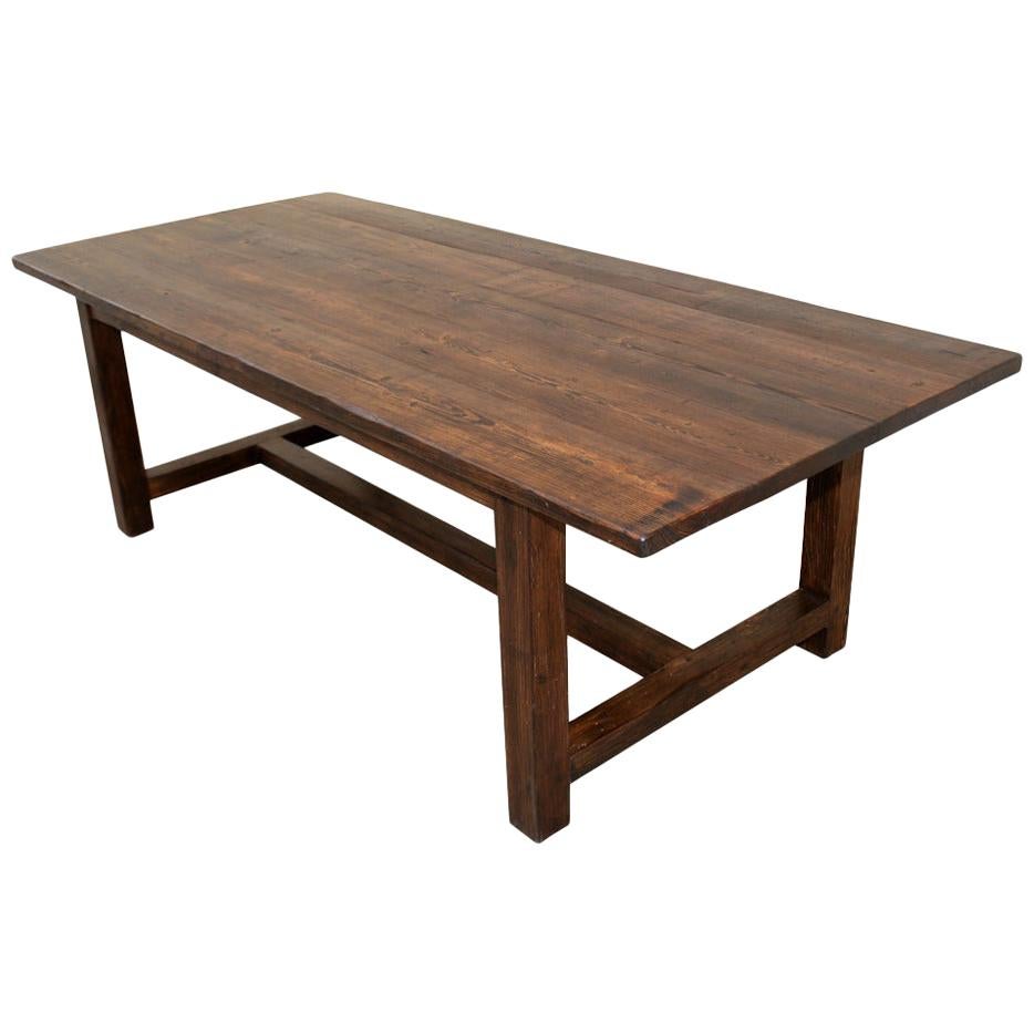 Martha Harvest Table in Reclaimed Pine, Made to Order by Petersen Antiques