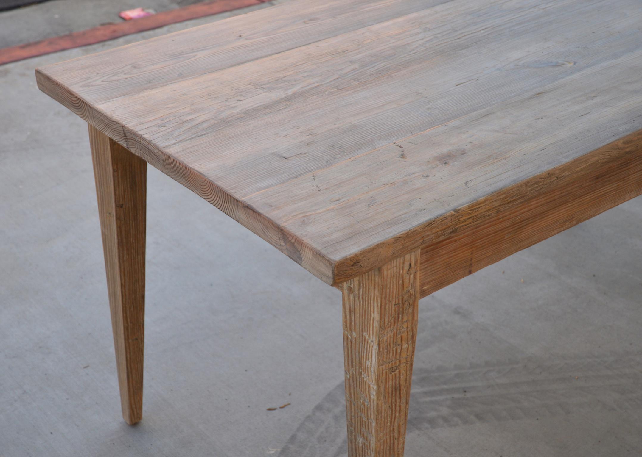 Hand-Crafted Harvest Table Made from Reclaimed Pine