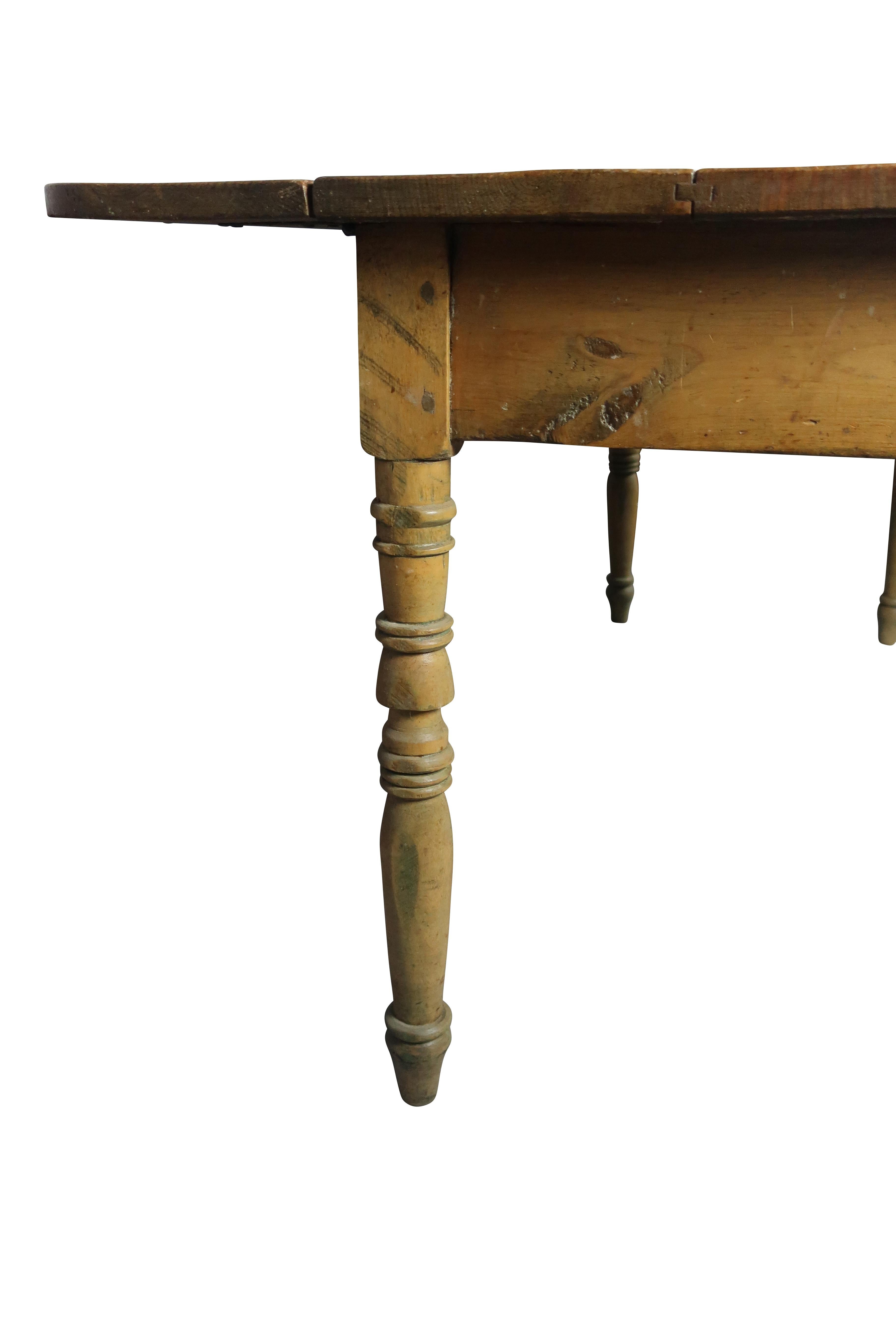 American Harvest Table Pine Drop-Leaf Dining Table