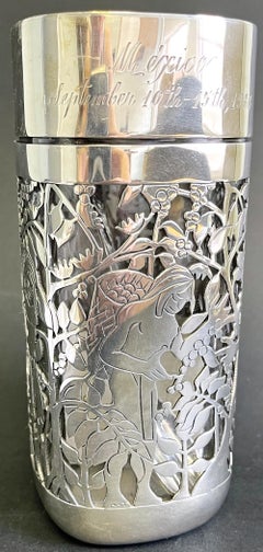 "Raccolta del caffè", notevole e unico barattolo in argento sterling, Castillo per Nestlé