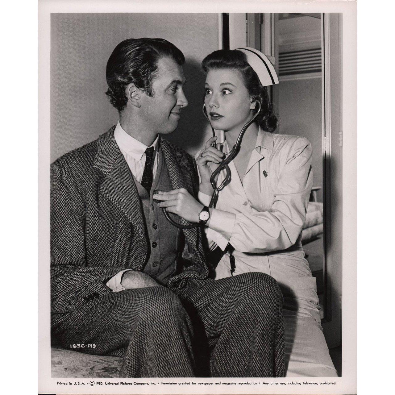 Original 1950 U.S. silver gelatin single-weight photo for the film Harvey directed by Henry Koster with James Stewart / Josephine Hull / Peggy Dow / Charles Drake. Very good-fine condition, folded. Many original posters were issued folded or were
