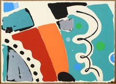 "Aero" Abstract Geometric Screen Print, 7/30