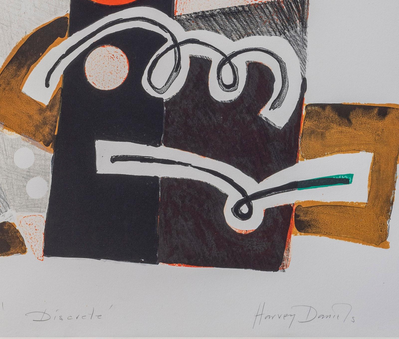 Diskret (Abstrakt), Print, von Harvey Daniels